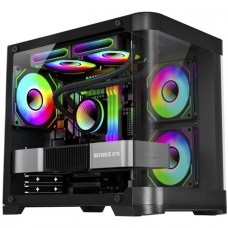 Gabinete K-MEX Aquário Curva CG-01AG Vidro M-ATX | Terabyte