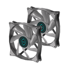 Kit Fan Com 2 Unidades Iceberg Thermal IceGALE, 140mm, Cinza, ICEGALE14-B2A - Open Box