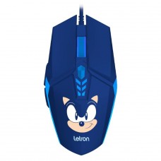 Mouse Gamer Letron Sonic, USB, 6 Botões, 3600 DPI, Azul