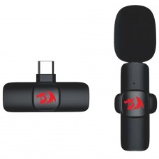 Microfone Lapela Redragon Athan Wireless USB-C GM93 | Terabyte