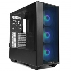 Gabinete Gamer Lian Li Lancool III, RGB, Mid Tower, Vidro Temperado, Black, E-ATX, Sem Fonte, Com 4 Fans, LANCOOL 3R-X - Open Box