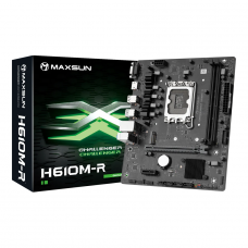 Placa Mãe MAXSUN Challenger H610M-R, Chipset B610, Intel LGA 1700, m-ATX, DDR4