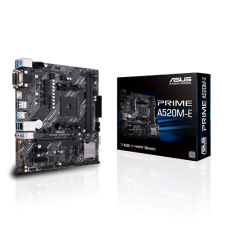 Placa Mãe Asus Prime A520M-E, Chipset A520, AMD AM4, mATX, DDR4