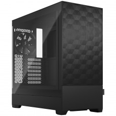 Gabinete Gamer Fractal Design Pop Air TG, Black, Mid Tower, Vidro Temperado, ATX, Sem Fonte, Com 3 Fans, FD-C-POA1A-02