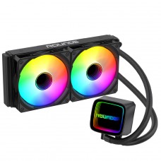 Water Cooler Round5 Eurus Black 240mm ARGB Intel/AMD | Terabyte