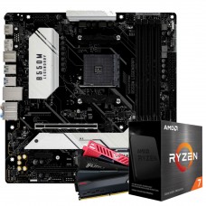 Kit Upgrade ASRock AMD Ryzen 7 5800X, 16GB DDR4, Placa Mãe ASRock SuperFrame B550M