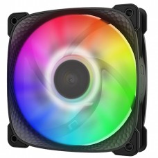 Cooler Para Gabinete Geometric Future Squama 2505B, ARGB, 120mm, PWM, Preto, GEO-S2505B-1
