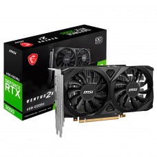 Placa de Vídeo MSI NVIDIA GeForce RTX 3050 VENTUS 2X OC, 6GB GDDR6, DLSS, Ray Tracing, 912-V812-016 - Open Box