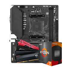 Kit Upgrade, AMD Ryzen 7 5700G, Placa Mãe MAXSUN B550M MS-Terminator, Memória DDR4 8GB