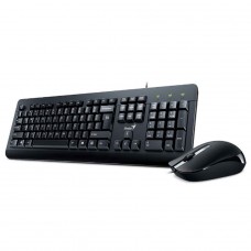 Combo Teclado e Mouse Genius KM-160, USB, ABNT2, Preto