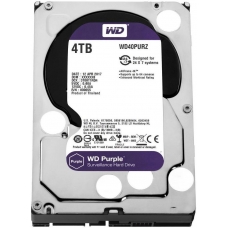 HD Western Digital Purple Surveillance 4TB, Sata III, 5400RPM, 64MB, WD40PURZ