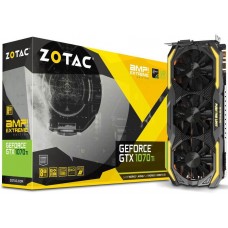 Placa de Vídeo Zotac NVIDIA GeForce GTX 1070 Ti AMP Extreme ,8GB, GDDR5, PCI-EXP, ZT-P10710B-10P