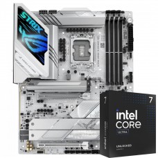 Kit Upgrade, Intel Core Ultra 7 265K, Placa Mãe Asus Rog Strix Z890-A Gaming WiFi