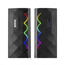 Caixa de Som Gamer Marvo SG-269, RGB, Wireless, USB, Preto, SG-269
