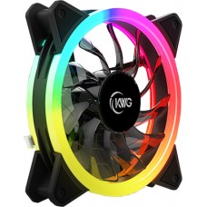 Cooler Para Gabinete KWG Gemini E1 1201, Ring RGB, 120mm - Terabyte
