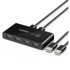 Switch Box Ugreen US216, 4 Portas USB 2.0, 2 Entradas, 30767