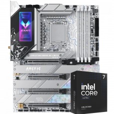 Kit Upgrade, Intel Core Ultra 7 265K, Placa Mãe Maxsun iCraft Z890 Arctic