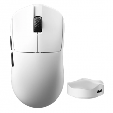 Mouse Gamer Scyrox V6, 8K, 30000 DPI, Sensor PAW 3950, Wireless, Branco