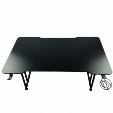 Mesa Gamer Hayom Slim, Com Suporte Para Headset e Copo, Preto, MG1000