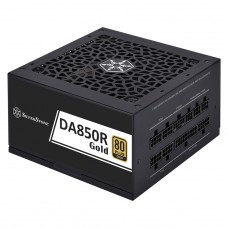 Fonte SilverStone DA850R, 850W, 80 Plus Gold, PFC Ativo, Full Modular, Preto, SST-DA850R-GMA