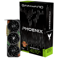 Placa De Vídeo Gainward NVIDIA GeForce RTX 4070 Ti Phoenix GS, 12GB, GDDR6X, DLSS, Ray Tracing, NED407TT19K9-1043X
