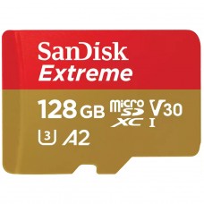 Cartão De Memória SanDisk Extreme MicroSDXC 128GB