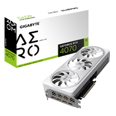 Placa De Vídeo Gigabyte NVIDIA GeForce RTX 4070 AERO, 12GB, GDDR6X, DLSS, Ray Tracing, GV-N4070AERO-12GD - Open Box