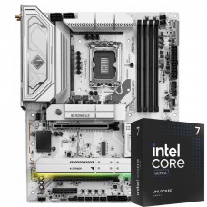 Kit Upgrade, Intel Core Ultra 7 265KF, Placa Mãe ASRock Z890 Steel Legend WIFI
