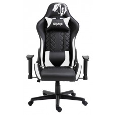 Cadeira Gamer Snake Mamba Negra 9183, Reclinável, Black-White - Open Box