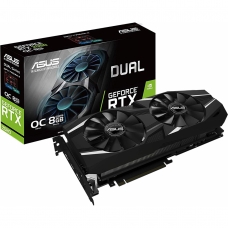 Placa de Vídeo Asus NVIDIA GeForce, RTX 2080 OC, Dual, 8GB, GDDR6, 256Bit, DUAL-RTX2080-O8G