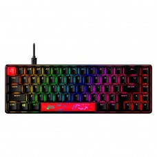 Teclado Mecânico Gamer HyperX Alloy Origins 65%, RGB, Switch HyperX Red, US, Black, 4P5D6AA#ABA