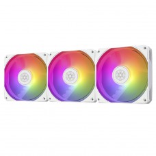 Kit Fan Com 3 Unidades SilverStone Air Nexus 120 ARGB, 120mm, White, SST-AN120W-ARGB-3PK