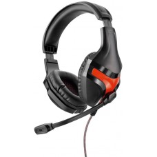 Headset Gamer Warrior Harve, P2, Preto/Vermelho, PH101 - Terabyte