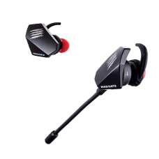 Fone de Ouvido Gamer Mad Catz The Authentic E.S. Pro+, C/ Microfone P2, Black-Red