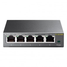 Switch TP-Link EasySmart, 5 Portas 10/100/1000 Mbps, TL-SG105E