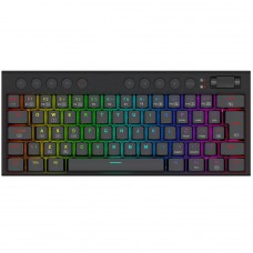 Teclado Gamer Mecânico Redragon Horus Mini, RGB, Low Profile, USB, Switch Brown, ABNT2, 60%, Preto, K632-RGB (PT-BROWN) - Open Box
