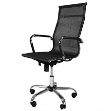 Cadeira de Escritório Maxoffice Diretor Premium, Mesh, Preto - Open Box