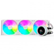 Water Cooler Kalkan Alpha 360 ARGB Display Branco | Terabyte