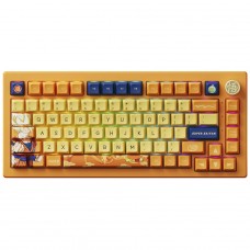 Teclado Mecânico Gamer Akko Dragon Ball Super Goku 5075B Plus, RGB, USB/Bluetooth, ANSI, Switch Akko Crystal