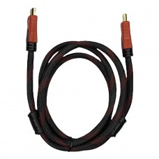 Cabo HDMI 1.4 Teccon, 1,5m, Preto e Vermelho, TC0029