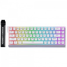 Teclado MCHOSE Ace 68 RGB Hall Effect Ice Blue | Terabyte