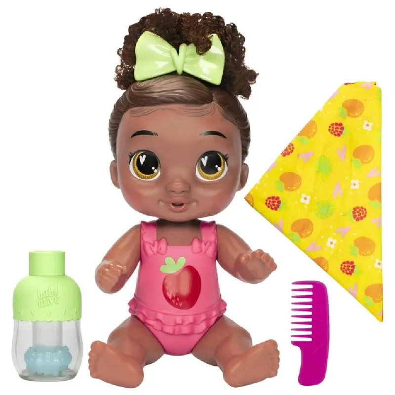 Baby Alive Bebê Shampoo Berry Boo Negra - Hasbro