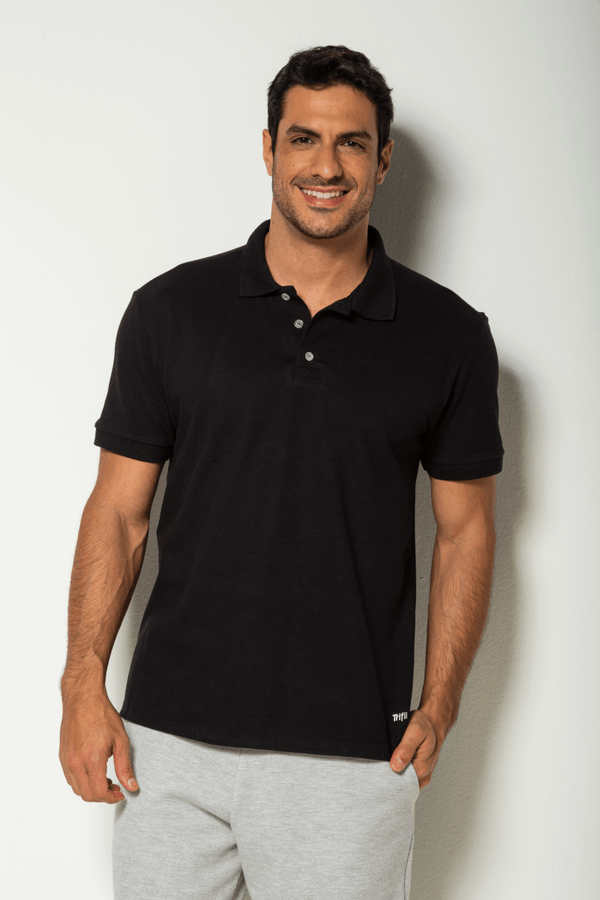 Blusa Trifil Polo Tamanho: G | Cor: Preto