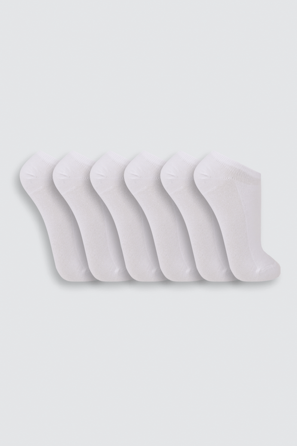 Kit com 6 Meias Trifil Casual Invisível Tamanho: M | Cor: 0900 - SORTIDO