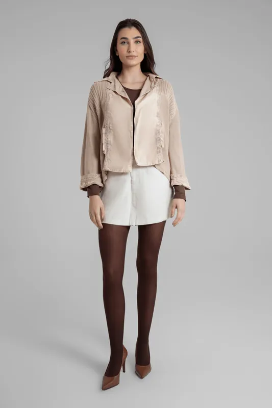 Meia-calça Fio 40 Tamanho: EG | Cor: Marron Café