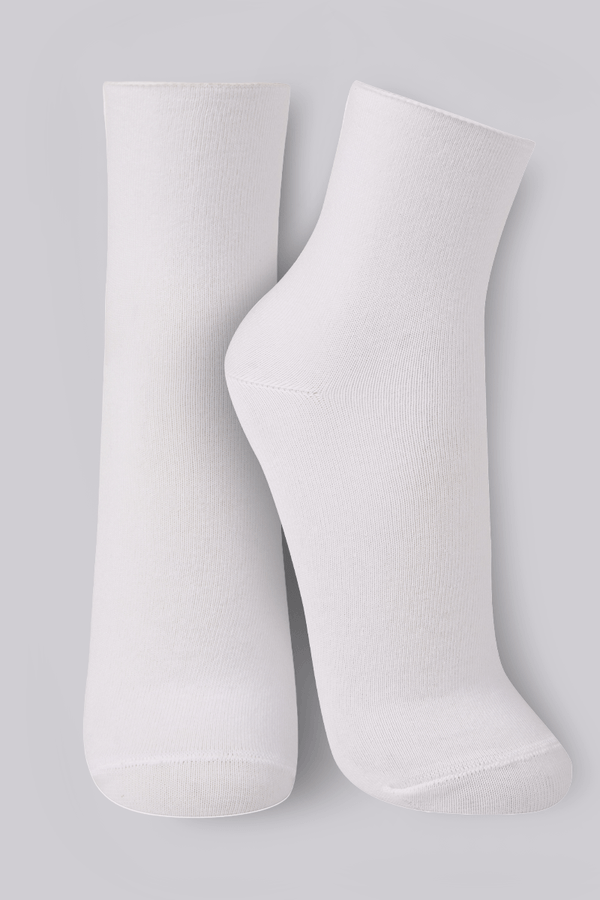 Meia Adulto Cano Médio Sem Punho Casual Trifil Tamanho: M | Cor: Branco