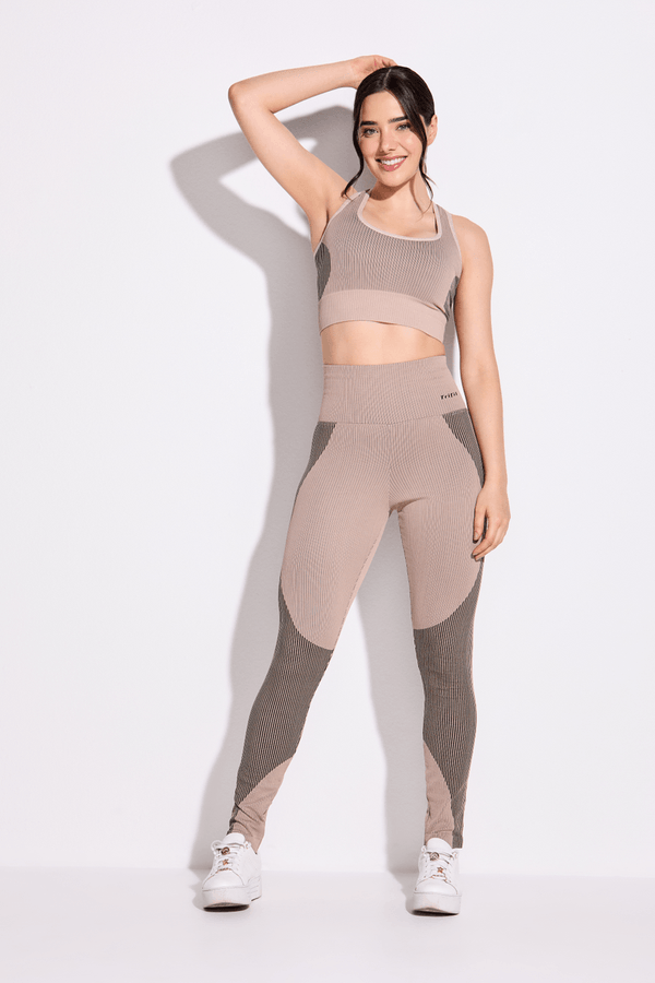 Legging Trifil Esportiva Tamanho: M | Cor: Macadâmia