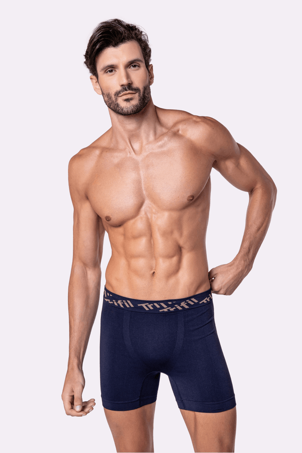 Cueca Trifil Boxer Tamanho: M | Cor: Marinho