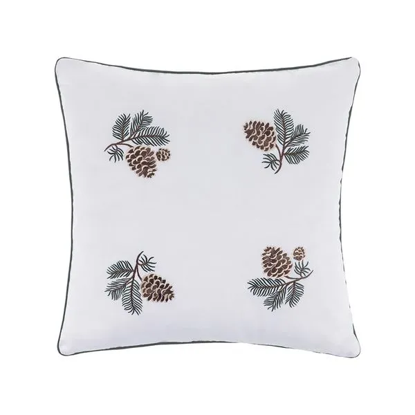Almofada com Bordado 300 Fios Pigna 45cm x 45cm