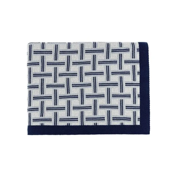 Peseira Tricot 100% Algodão Canti Azul